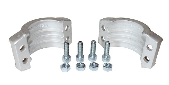 030 030990 ОБЖИМНОЙ ХОМУТ 64-67MM, DN50Х8, АЛЮМИН. СПЛАВ